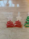 Christmas Earrings - Short 0.08mm layer, 2 walls, 15% infill