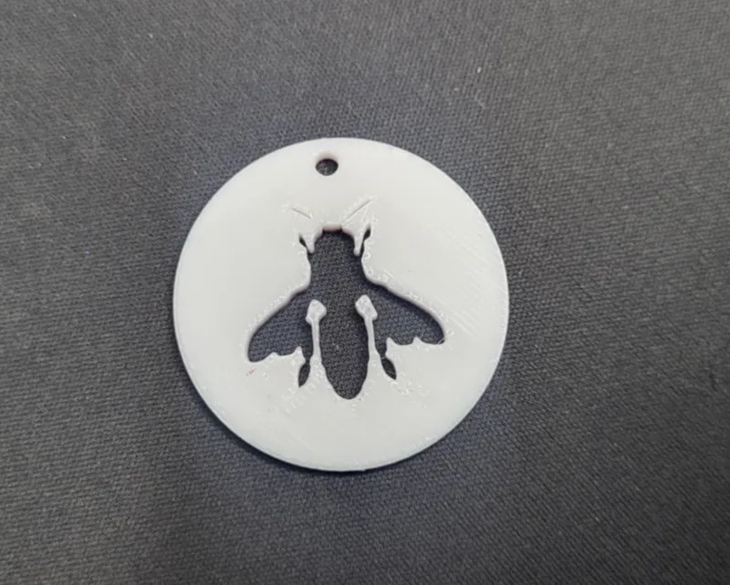 Honeybee keychain