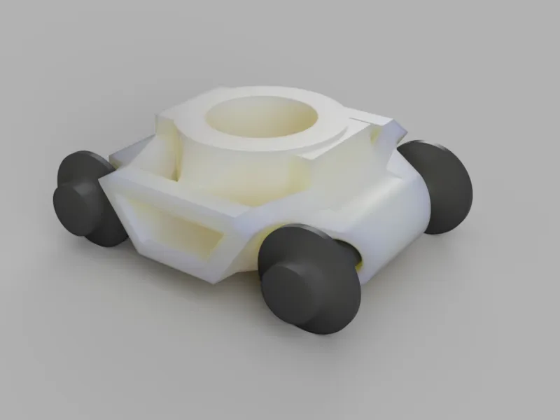 Train bogie (print in place)