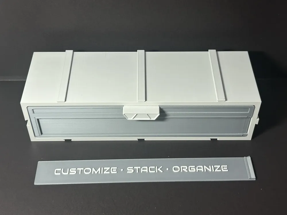 Full Customizable Modular Drawer Organizer - Free 3D Print Model ...