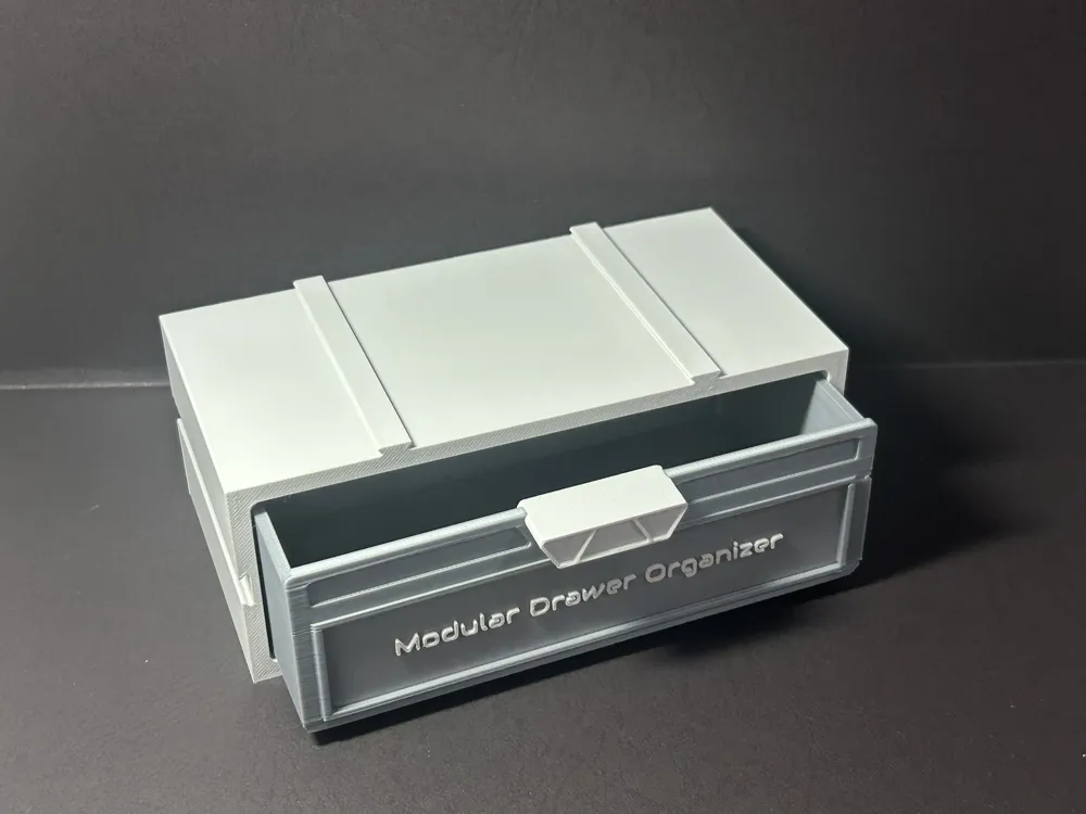 Full Customizable Modular Drawer Organizer - Free 3D Print Model ...