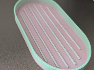 Planter coaster saucer with grooves