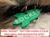 USE THIS ONE- 100% infill, revised object order