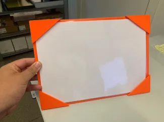 Frame for laminated sign