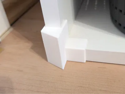Cupboard mounted door stopper / bumper