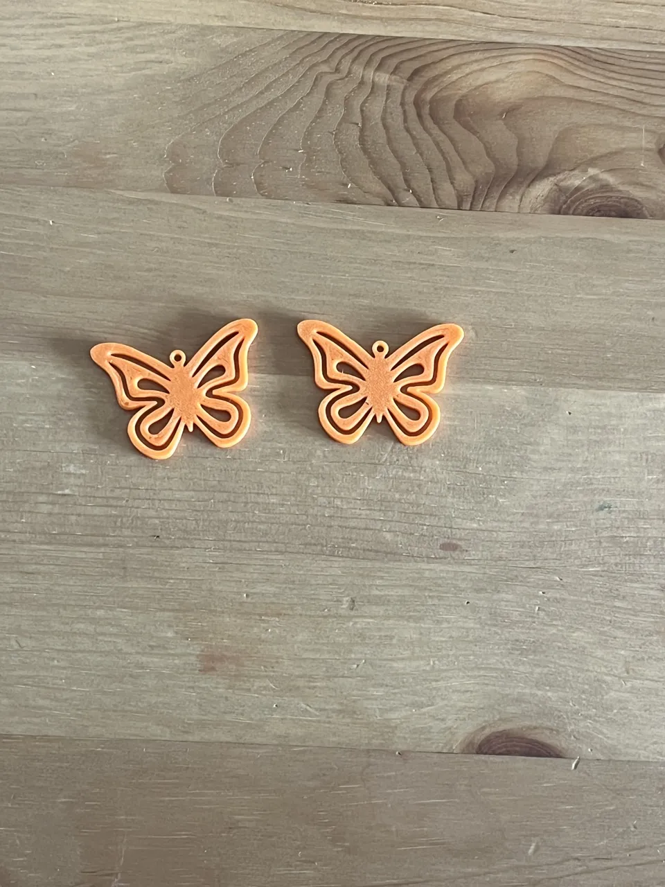 butterfly earrings view 2