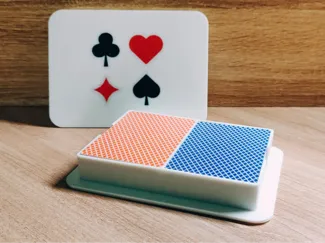 Double case for classic playing cards