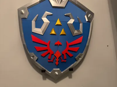 Hylian Shield Wall Mount
