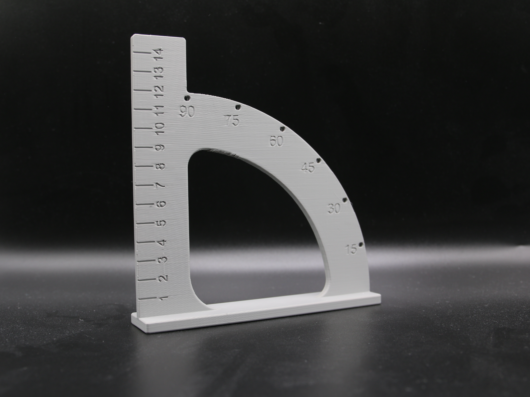 Protractor  Ruler 15°–90° Precision Measuring Tool