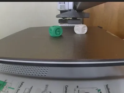Dice with numbers