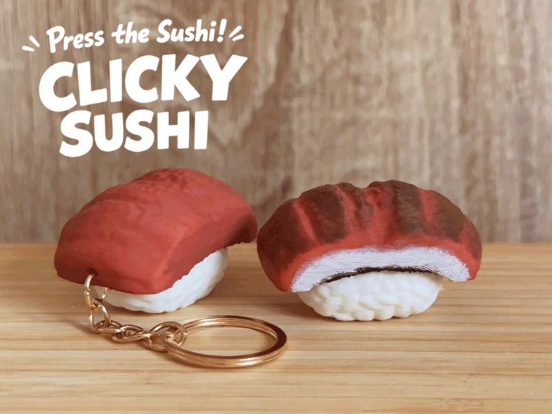 Clicky Sushi – Unagi Nigiri Fidget Toy