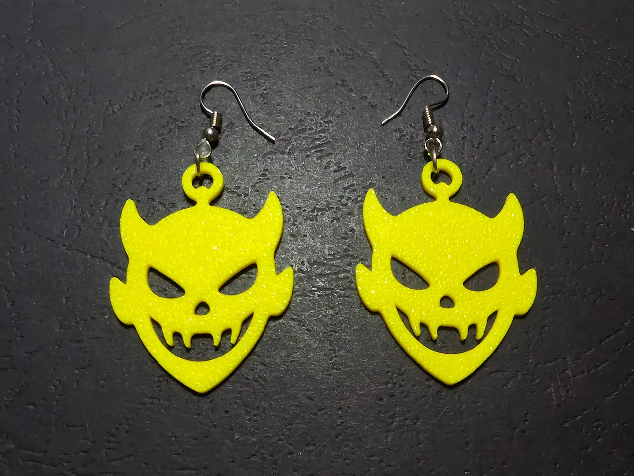 Grinning Shadows - Halloween Earrings view 2
