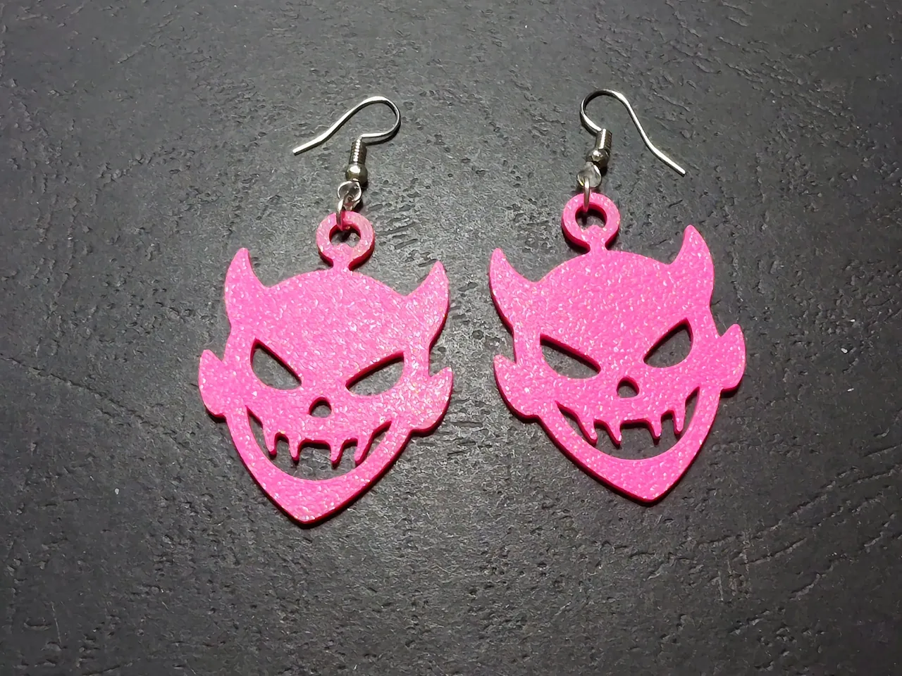 Grinning Shadows - Halloween Earrings view 3