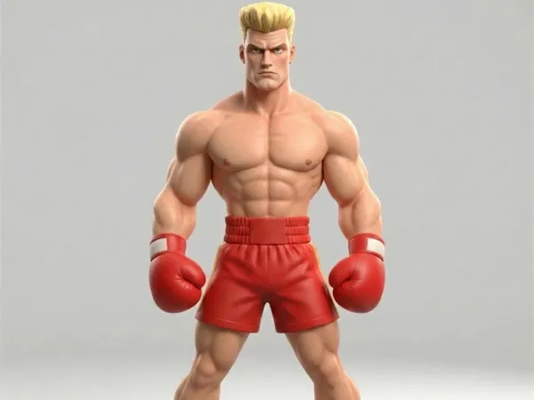 Figurine stylisée Ivan Drago (Rocky)