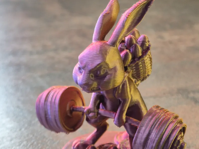 Osterhase im Fitnessstudio