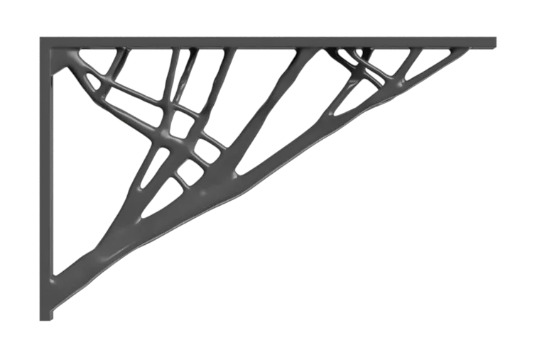 Generative Design Shelf Bracket by PILED3D MakerWorld