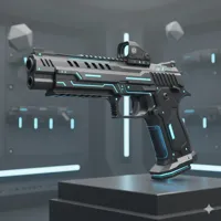 Pistolet jouet style cyberpunk — photo 5