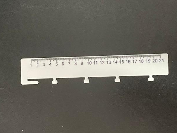 Notebook Clip Ruler
