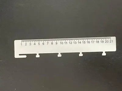 Notebook Clip Ruler