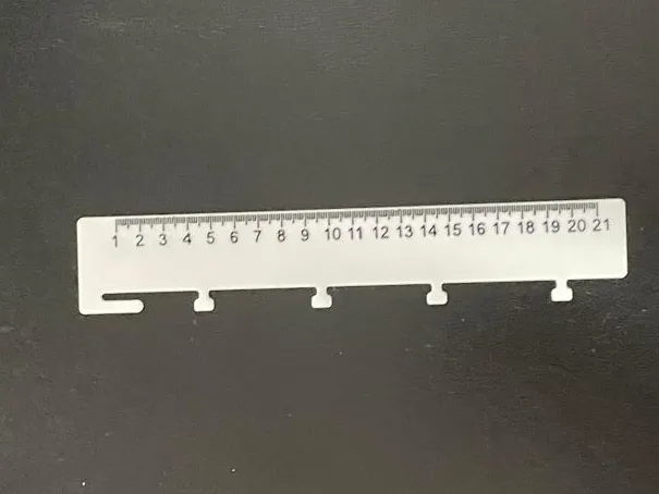 Notebook Clip Ruler