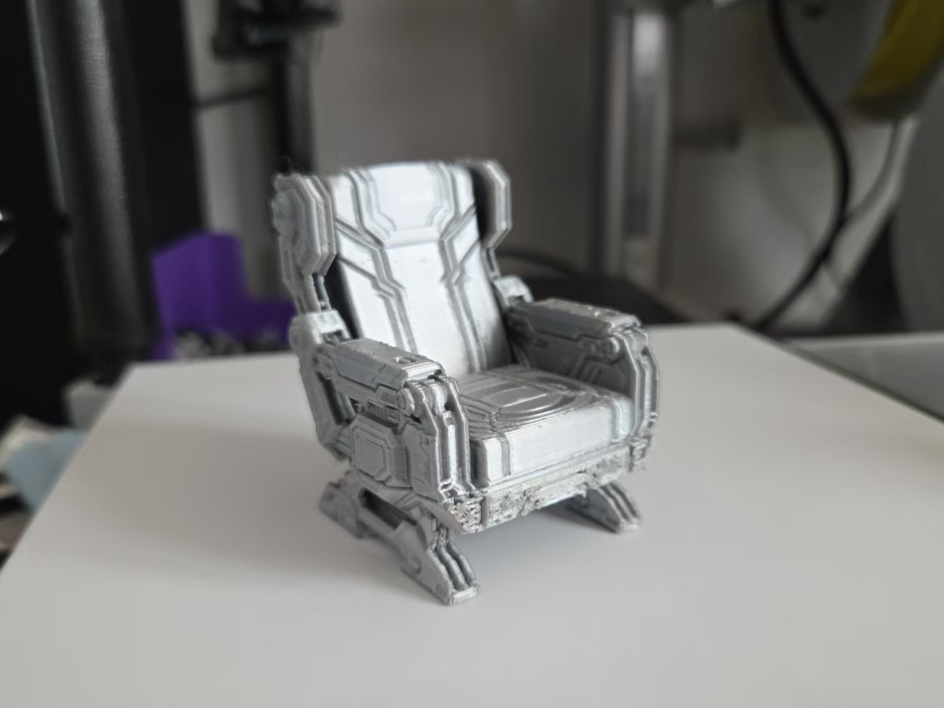 Mecha-Style Sofa for Figure Diorama