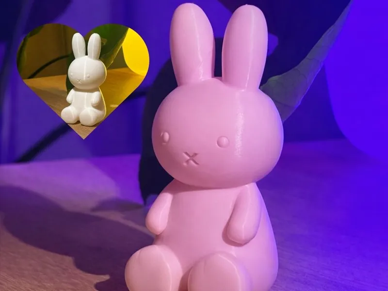 Cute Minimalist Figurine Bunny - Aesthetic Decor