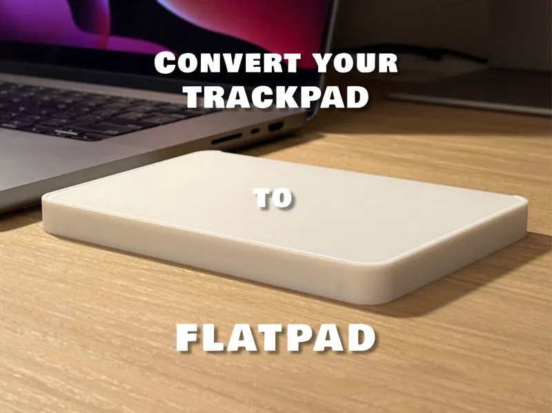 Trackpad Riser - Flatten your Apple Magic Trackpad