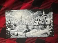 Tableau village de Noël — photo 2