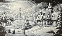 Tableau village de Noël — photo 7