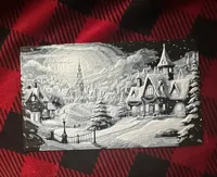 Tableau village de Noël — photo 4