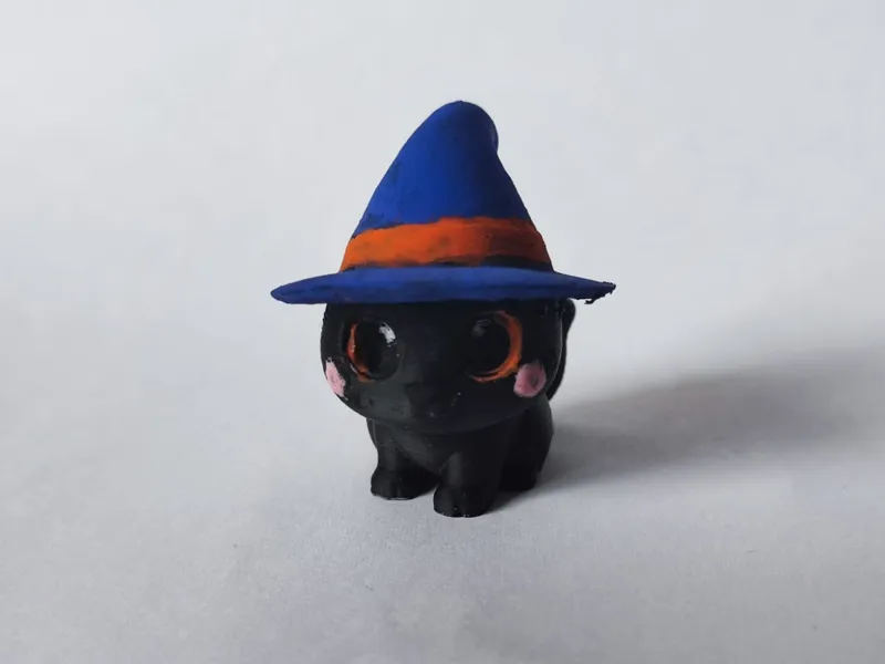 Cute Halloween Cat –  Paintable