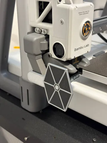 Accesorio para impresora 3D: A2L / A1 / A1 MINI TIE Fighter Purge Deflector — vista de referencia 2