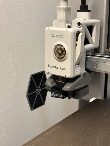 Accesorio para impresora 3D: A2L / A1 / A1 MINI TIE Fighter Purge Deflector — vista de referencia 3