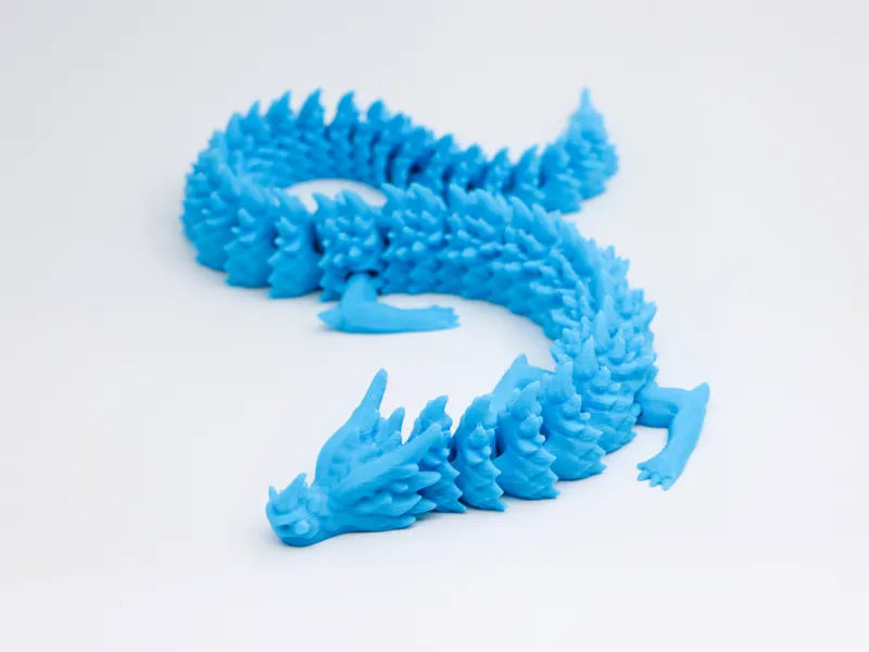 Articulated Ice Dragon- Spiky Edition