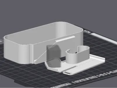 A1/A1 Mini Removable Floating Poop Bin w/out label