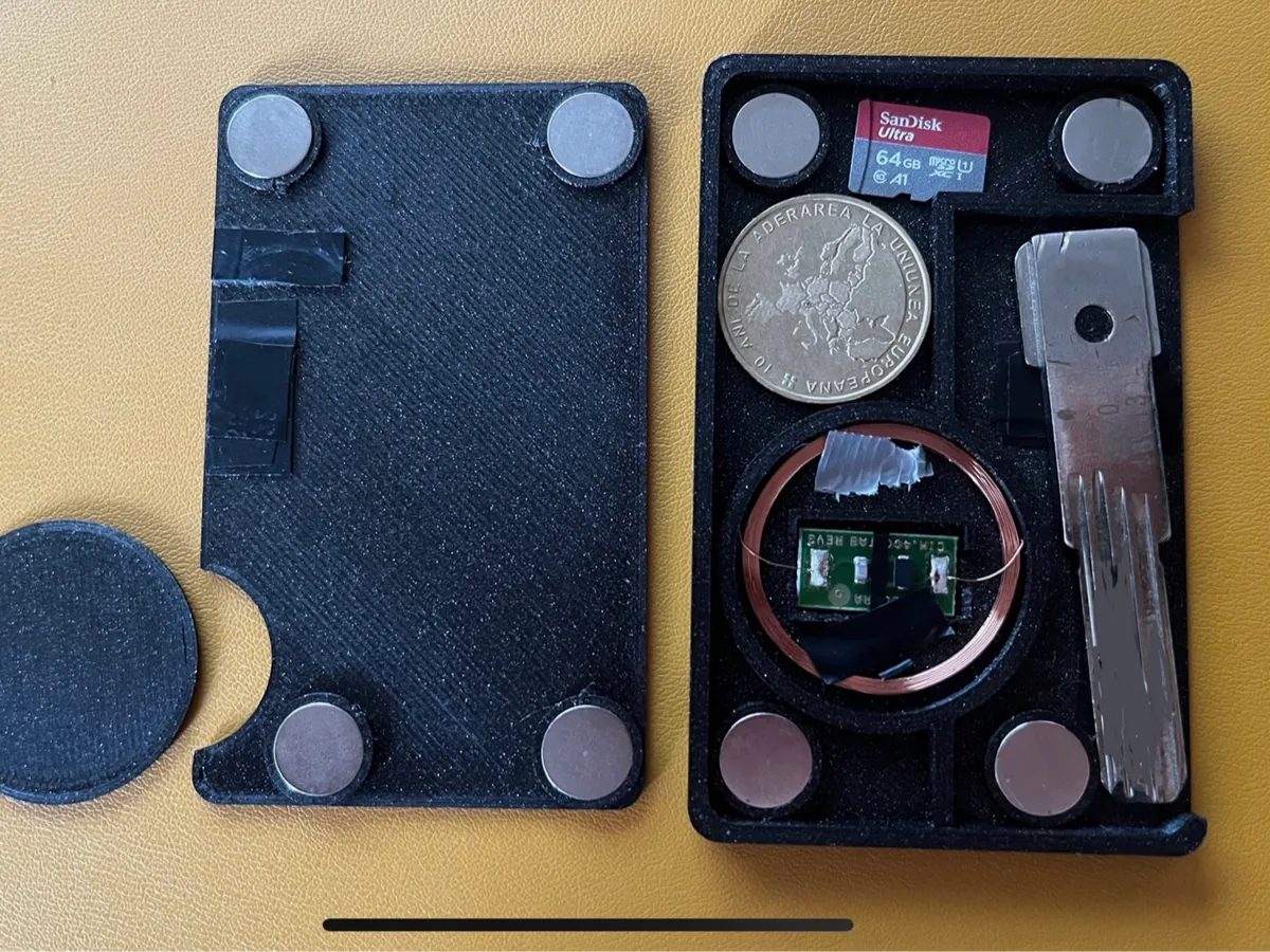 Open Ridge Key Ridge wallet key tray, key holder card sized by miraco911 MakerWorld ...
