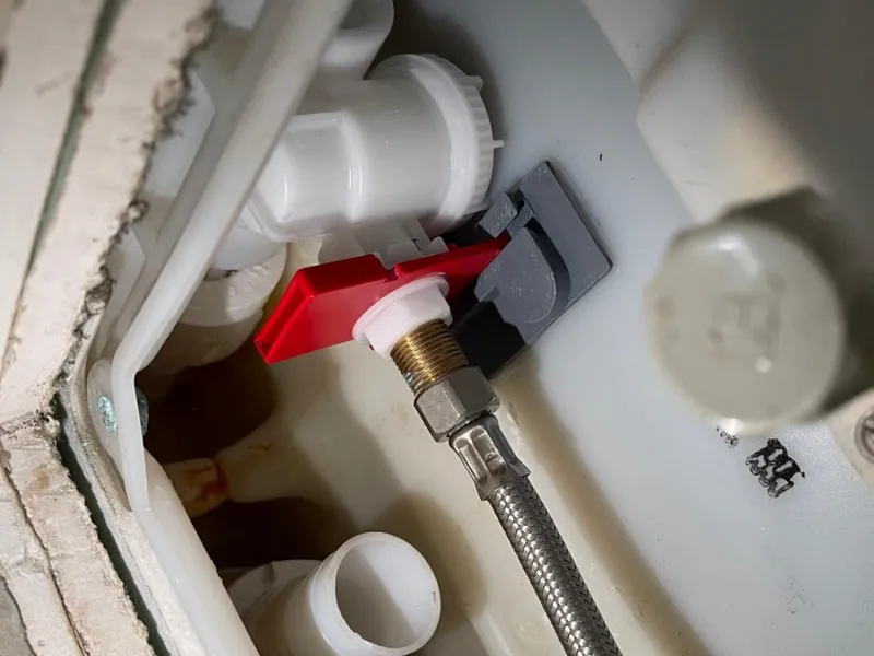 halterung, spülkasten, wasserstop, endschalter