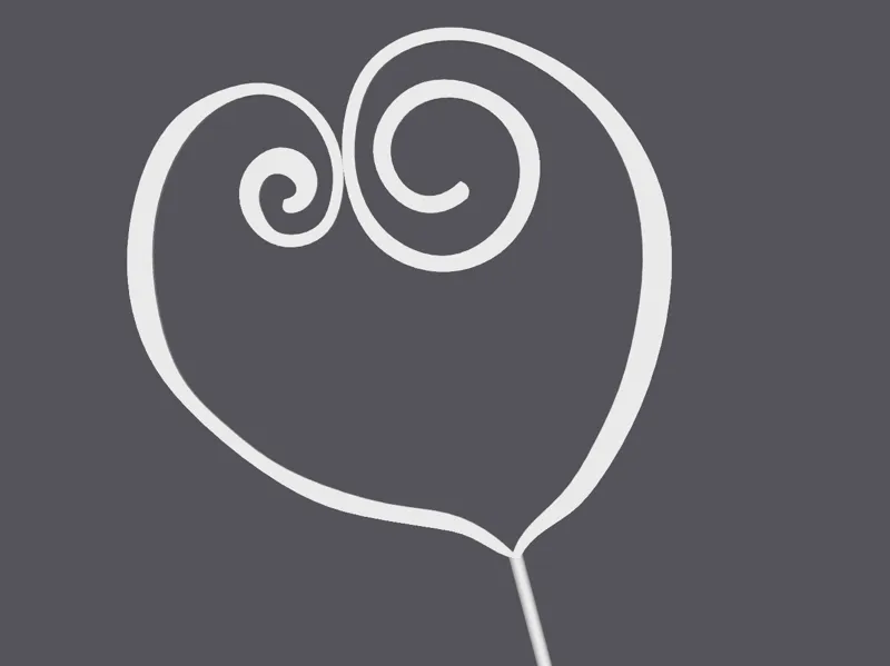 Heart (nightmare before christmas style)