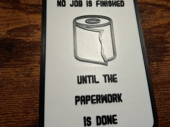 Funny Toilet Sign For Office