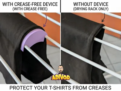 Anti-Crease Clothes Drying Rack Adapter