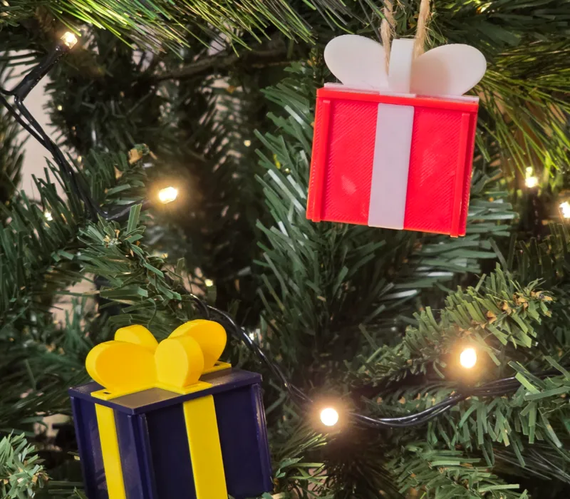 Pacco Regalo di Natale assemblabile Decorazione 