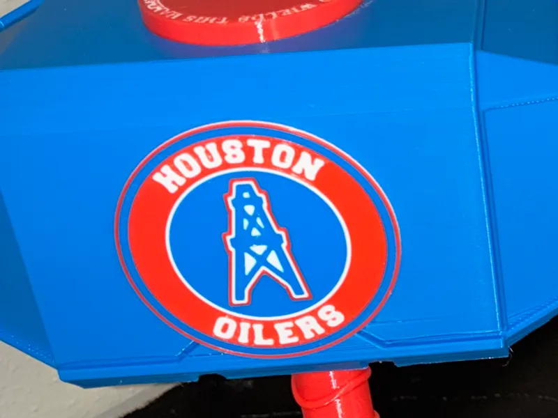 houston oilers thor hammer tag