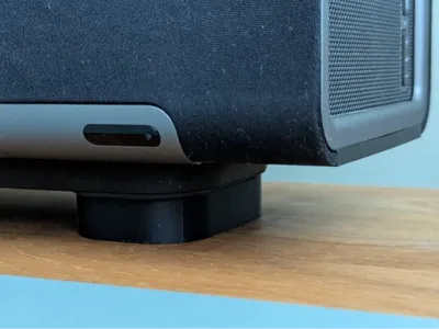 Sonos Playbar foot with interlocking upstand