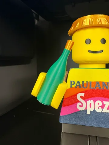Figura decorativa: Brickman Sektflasche für 20cm Figur 500% — vista de referencia 2