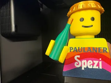 Figura decorativa: Brickman Sektflasche für 20cm Figur 500% — vista de referencia 3