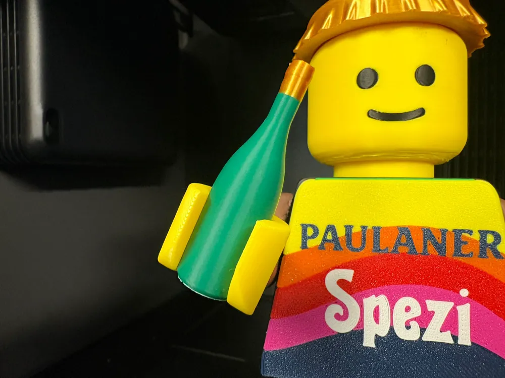 Figura decorativa: Brickman Sektflasche für 20cm Figur 500%. Referencia del modelo original.