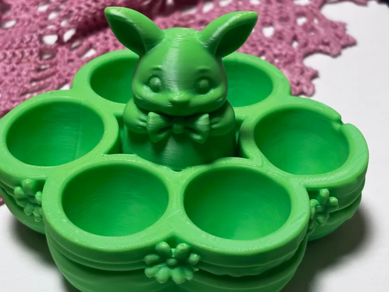 Easter bunny egg holder