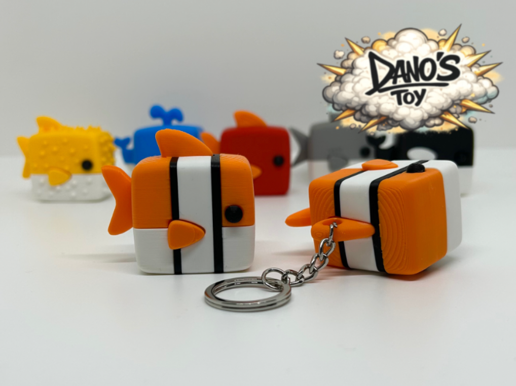 Cubic fish - (Clownfish) - No AMS - Dano's toy