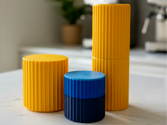 elegant magnetic Jars - Kitchen - Bath - Office 