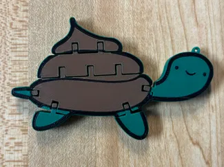"Turd"le flexi Keychain